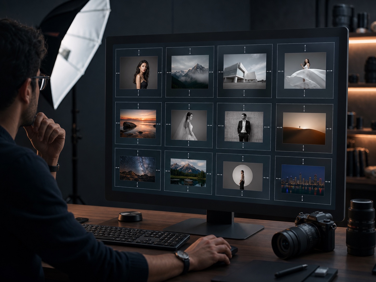 batch image expansion for portfolio layouts