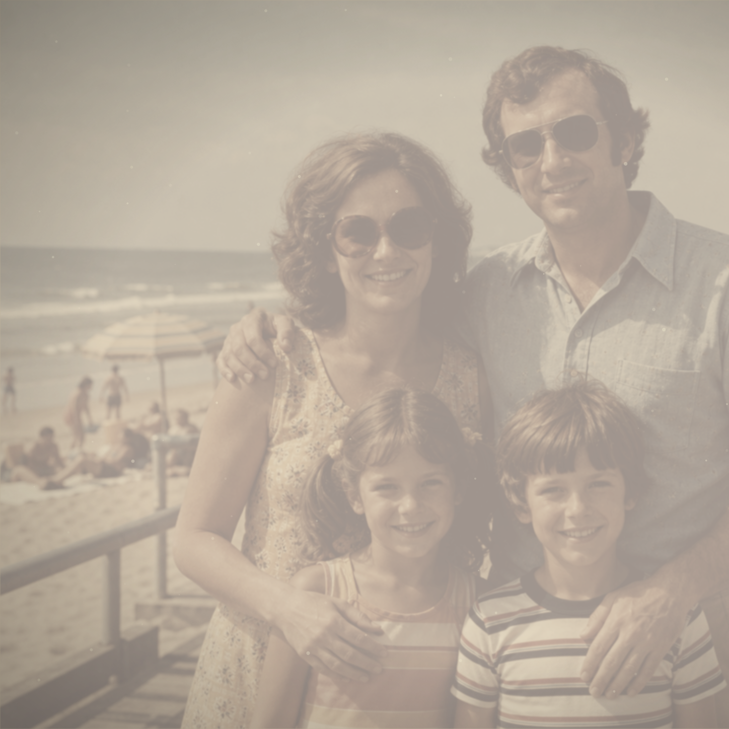 faded photo restoration before