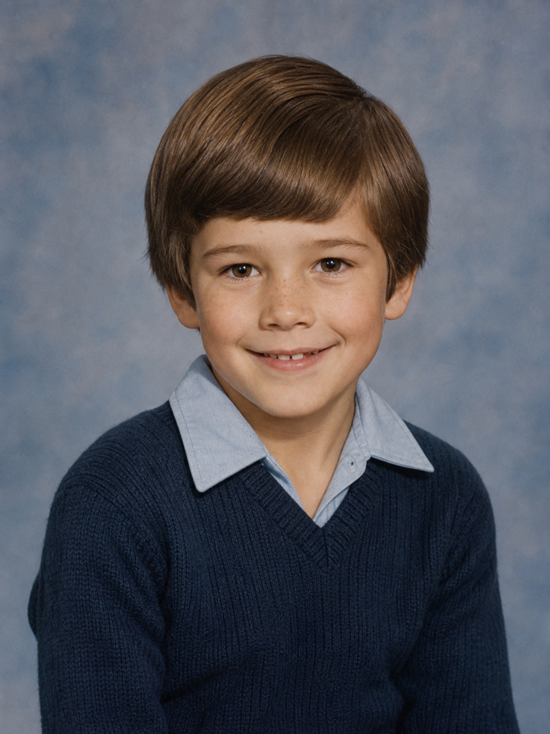 blurry old photo restoration after